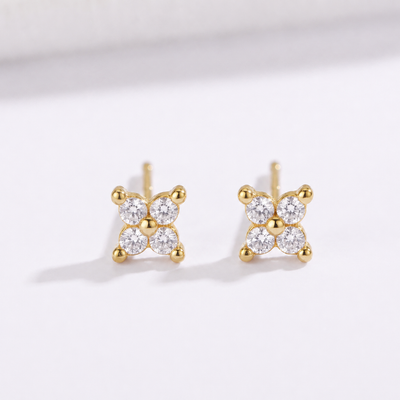 Kolczyki Citrine Glow · z Cyrkoniami · Srebro 925