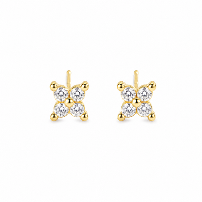 Kolczyki Citrine Glow · z Cyrkoniami · Srebro 925