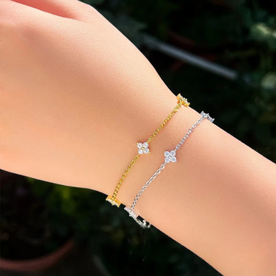 Bransoletka Citrine Glow · Srebro 925 · Złoto 14K