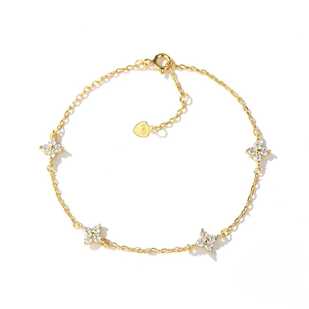 Bransoletka Citrine Glow · Srebro 925 · Złoto 14K