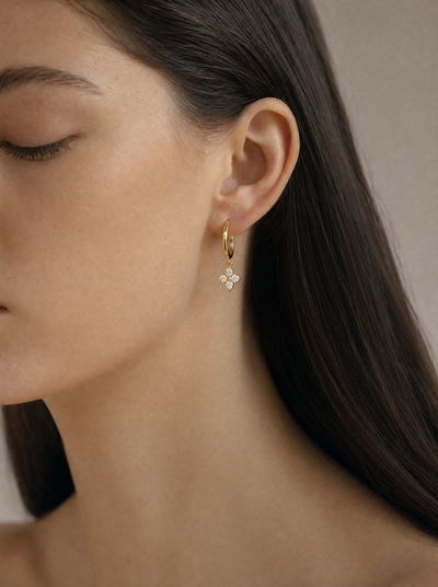 Kolczyki Citrine Glow Long  ·  Srebro 925